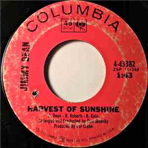 Jimmy Dean - Harvest Of Sunshine / Under The Sun mp3 download