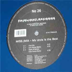 Miss JMA - My Style Is The Best download mp3