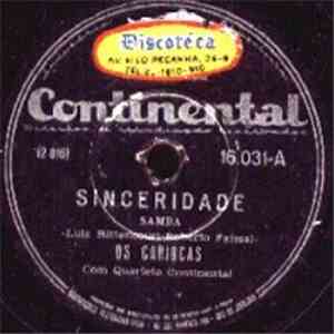 Os Cariocas - Sinceridade download mp3