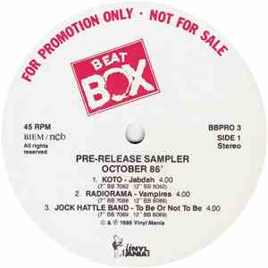 Various - Pre-release Sampler October 86' mp3 download