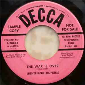 Lightening Hopkins - The War Is Over download mp3