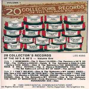 Various - 20 Collector's Records Of The 50's & 60's Volume 1 download mp3