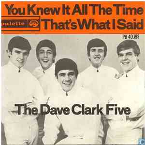 The Dave Clark Five - You Knew It All The Time download mp3
