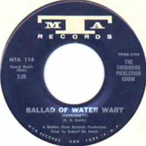 The Thorndike Pickledish Pacifist Choir - Ballad Of Walter Wart / It's Warts On The Flip Side That Counts download mp3