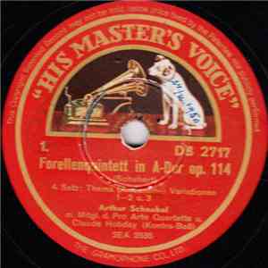Arthur Schnabel - Forellenquintett In A-Dur Op. 114 download mp3