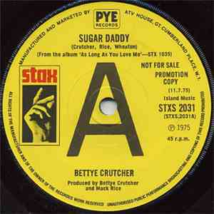 Bettye Crutcher - Sugar Daddy download mp3