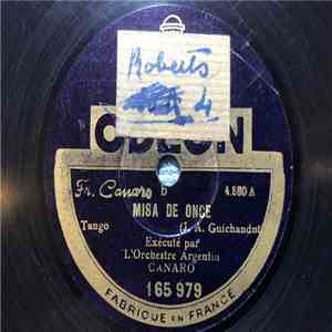 Francisco Canaro Y Su Orquesta Típica - Misa de Once / Piuma Al Vento download mp3