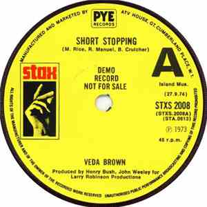 Veda Brown - Short Stopping / I Can See Every Woman's Man But Mine mp3 download