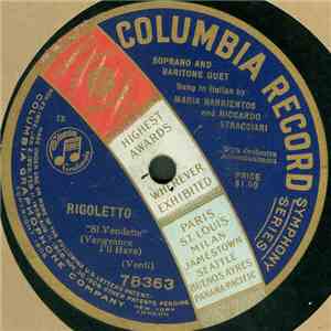 Maria Barrientos, Riccardo Stracciari - Si Vendette (Vengeance I'll Have) mp3 download