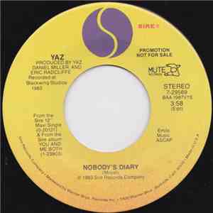 Yaz - Nobody's Diary download mp3