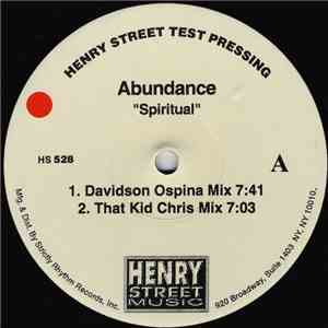Abundance - Spiritual download mp3