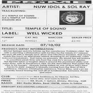 Nuw Idol & Sol Ray - Temple Of Sound download mp3