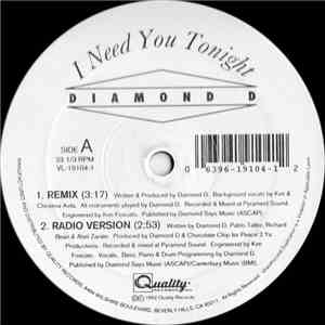 Diamond D  - I Need You Tonight download mp3