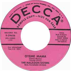 The Malagon Sisters With Facundo Rivero - Oyeme Mama download mp3