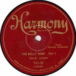 Mack Allen - The Bully Song Part 1 / The Bully Song Part 2 download mp3