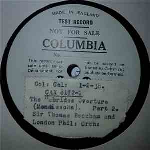 Sir Thomas Beecham, The London Philharmonic Orchestra, Felix Mendelssohn-Bartholdy - The Hebrides Overture download mp3