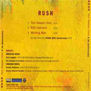 Rush - Tom Sawyer (Live) R30 Anniversary download mp3
