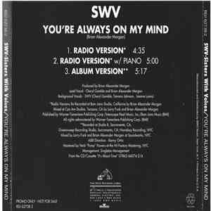 SWV - You're Always On My Mind download mp3