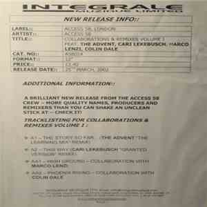 Access 58 - Collaborations & Remixes Volume 1 download mp3