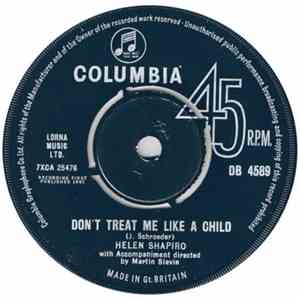 Helen Shapiro - Don't Treat Me Like A Child mp3 download