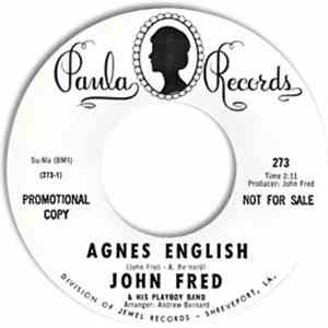 John Fred & His Playboy Band - Agnes English / Sad Story mp3 download