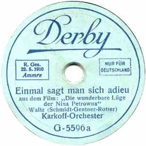 Karkoff-Orchester - Einmal Sagt Man Sich Adieu / Einmal Im Leben download mp3