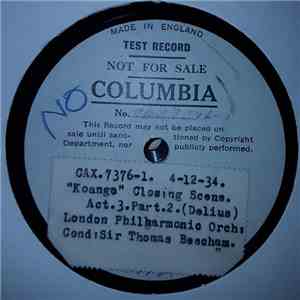 Sir Thomas Beecham, The Royal Philharmonic Orchestra, London Select Choir, Frederick Delius - "Koanga" Closing Scene. Act 3 Part 2 download mp3