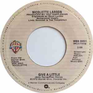 Nicolette Larson - Give A Little download mp3