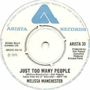 Melissa Manchester - Just Too Many People mp3 download