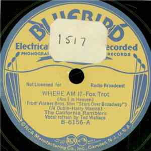 The California Ramblers - Where Am I? (Am I In Heaven) / You Let Me Down download mp3