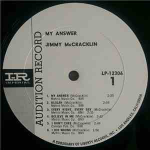 Jimmy McCracklin - My Answer download mp3